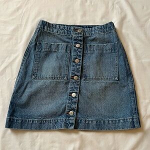 Lucky Brand Blue Mini Skirt for Work
